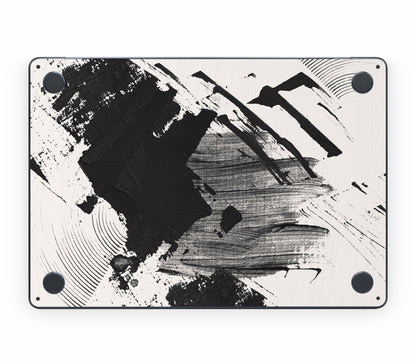 MacBook Air 15" (2025, M4) skin, Black Noir, bottom skin