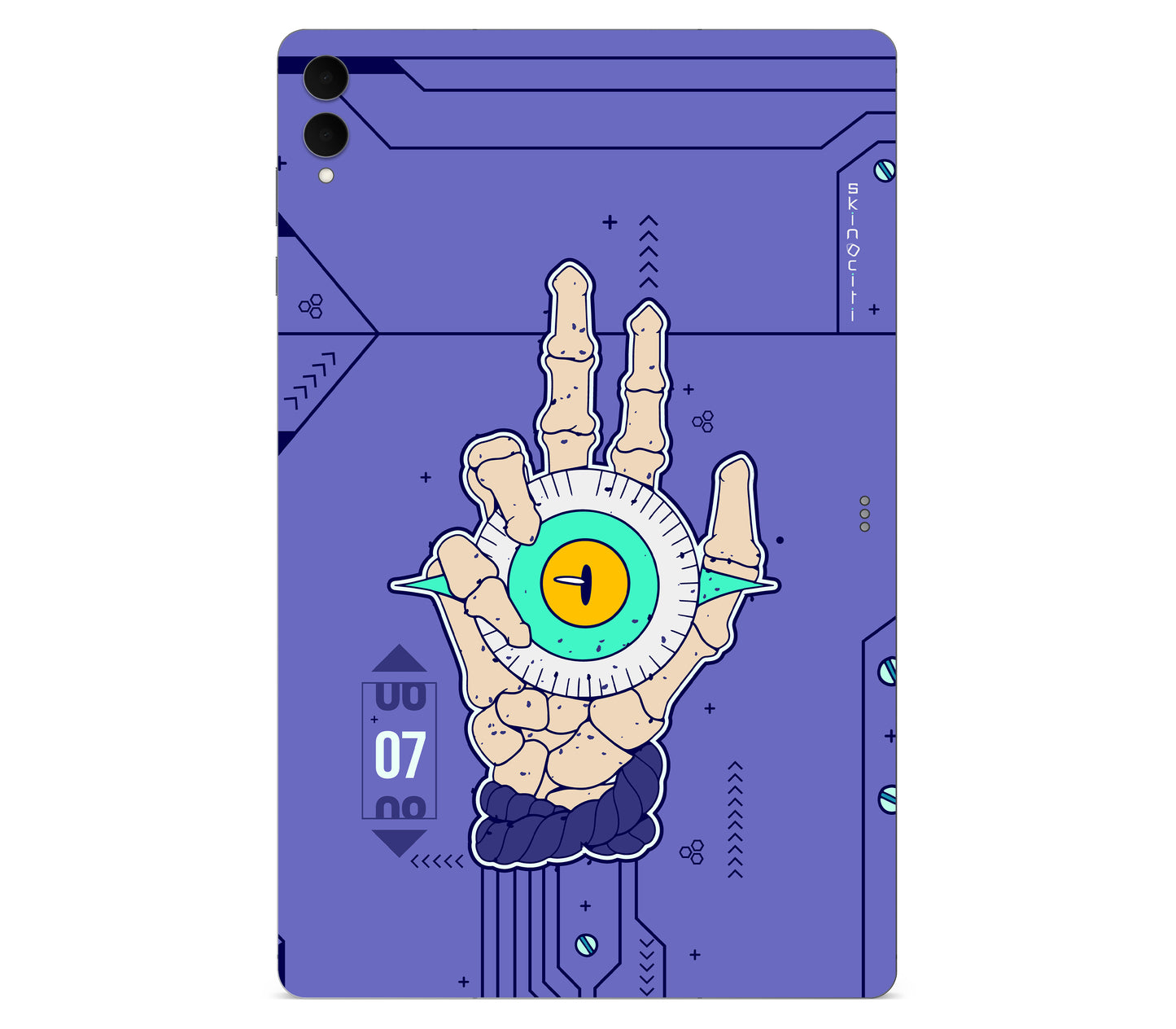 Galaxy Tab S11 Ultra skin, Hypnotic, back skin