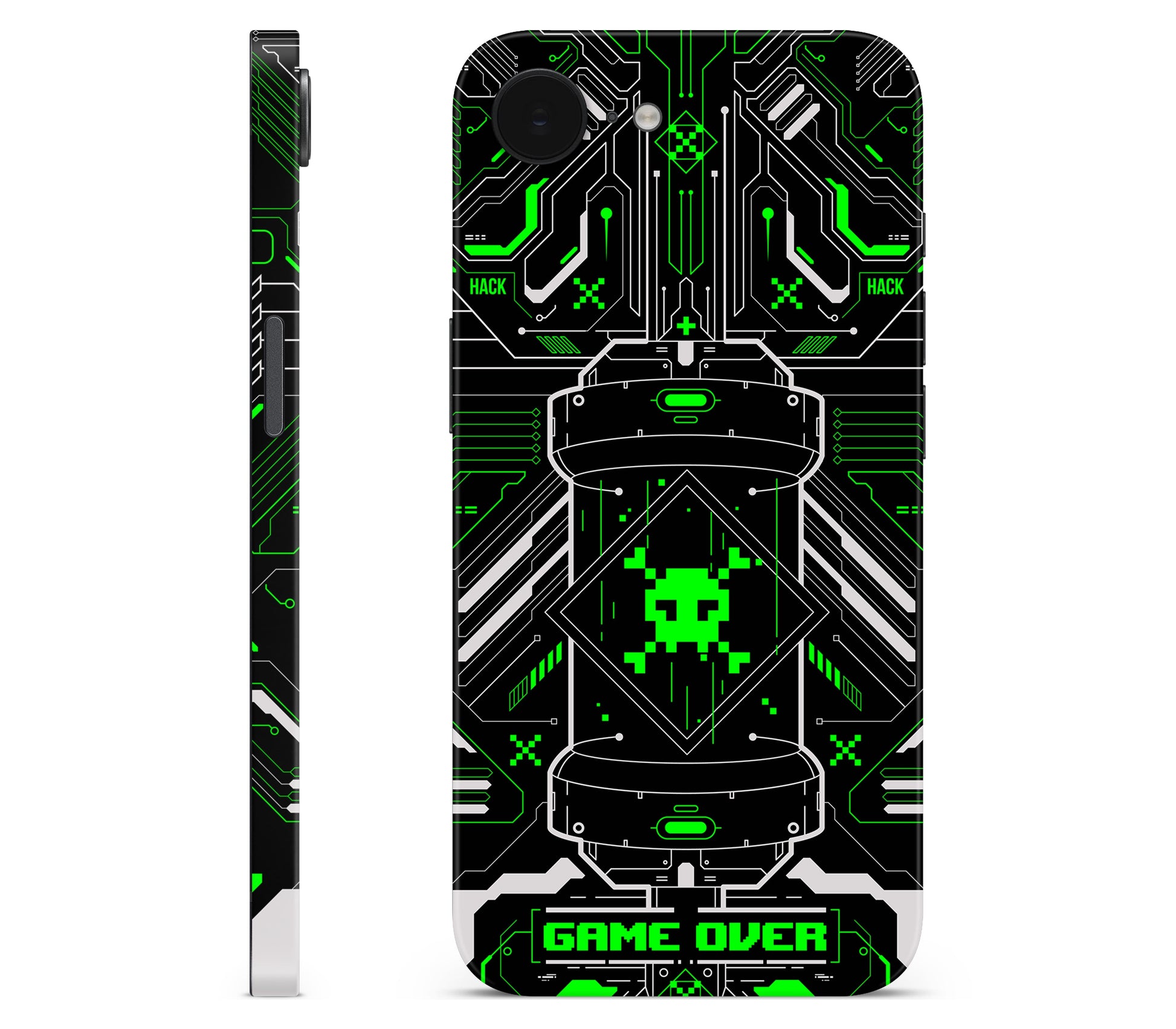 iPhone 17e skin, Fatal Error (Acid), full wrap skin