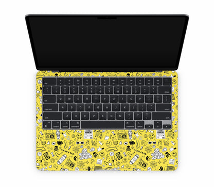 MacBook Air 13" (2025, M4) skin, 90’s Nostalgia, inside skin
