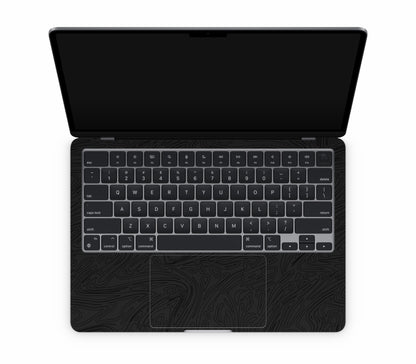 MacBook Air 13" (2025, M4) skin, Black Ice, inside skin