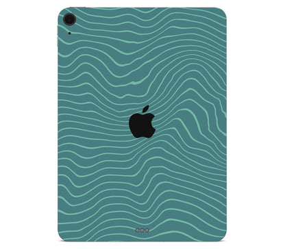 iPad Air 13" (M4) skin, Tide, back skin with logo cutout
