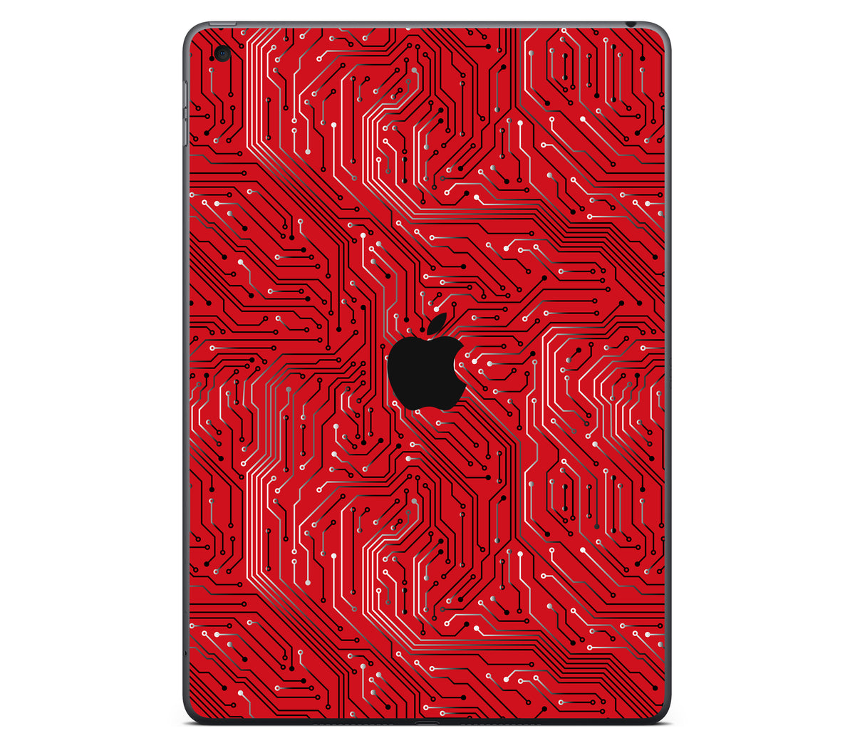 iPad 10.2" (2021, Gen 9) skin, REDLINE, back skin with logo cutout
