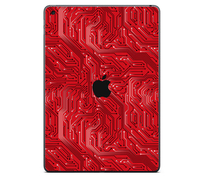 iPad 10.2" (2021, Gen 9) skin, REDLINE, back skin with logo cutout