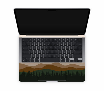 MacBook Air 13" (2024, M3) skin, Sierra Dusk, inside skin