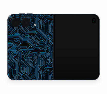 iPhone Duo skin, Eternal Blue, back skin without logo cutout