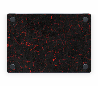 MacBook Air 13" (2022, M2) skin, Hellcrack, bottom skin