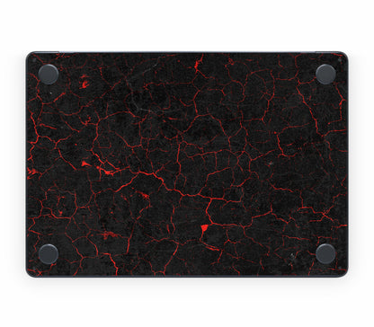 MacBook Air 13" (2025, M4) skin, Hellcrack, bottom skin