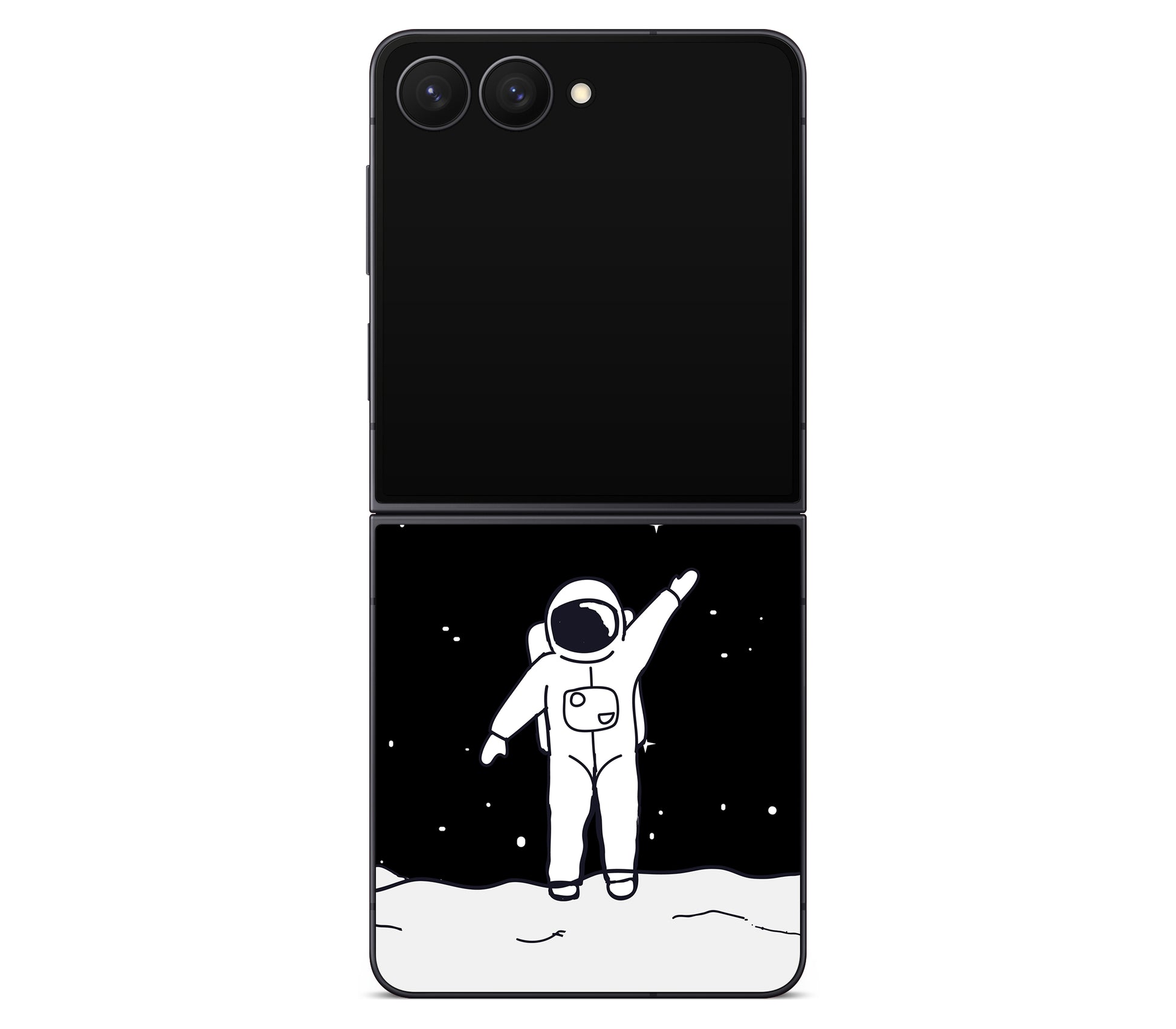 Galaxy Z Flip 7 skin, Moonwave, back skin