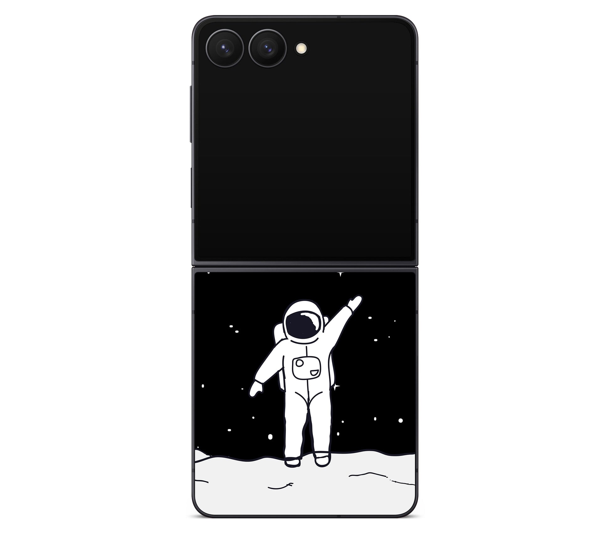 Galaxy Z Flip 8 skin, Moonwave, back skin