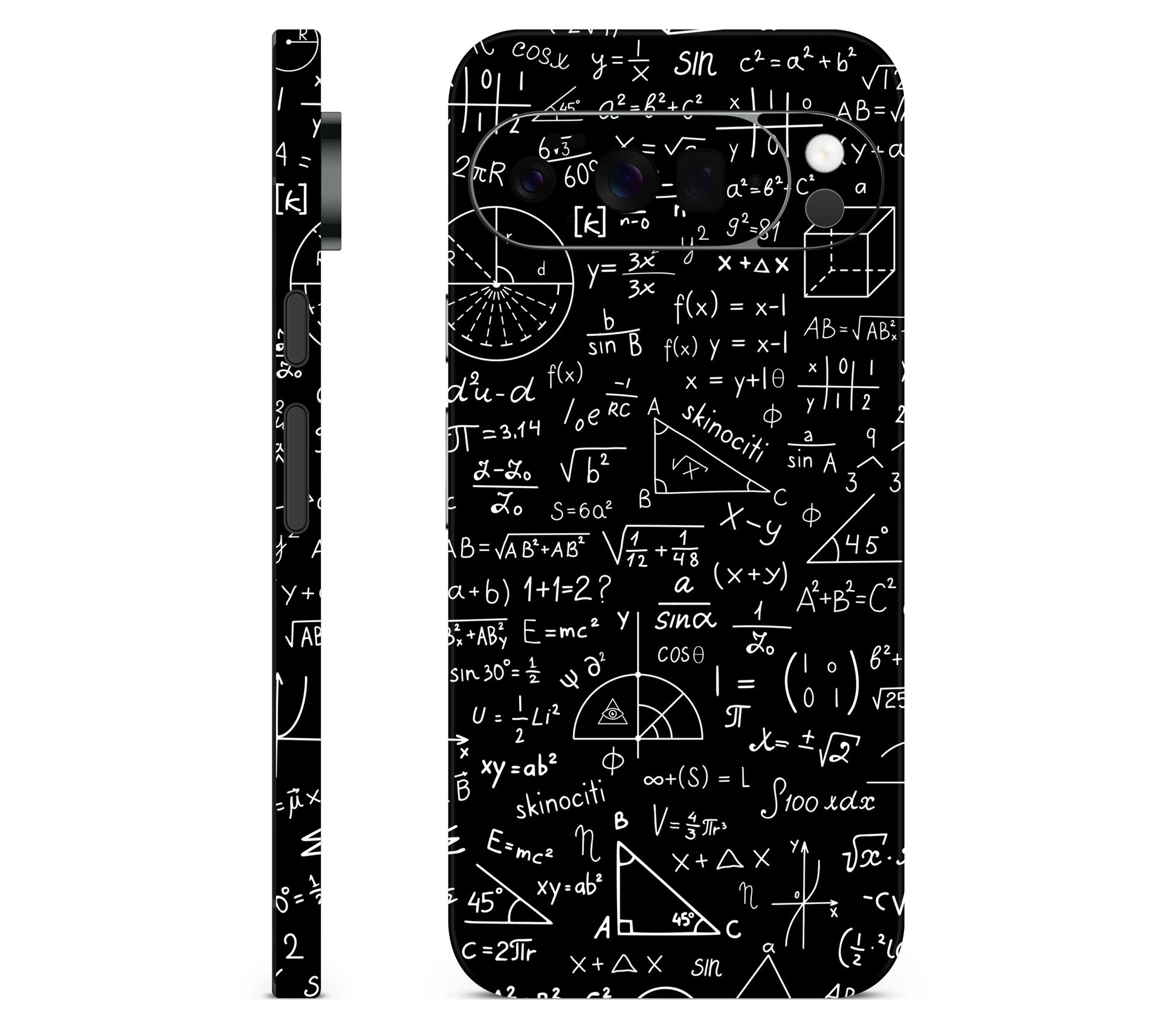 Google Pixel 11 Pro XL skin, Math Madness, full wrap skin