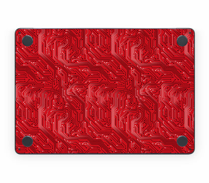 MacBook Air 13" (2025, M4) skin, REDLINE, bottom skin