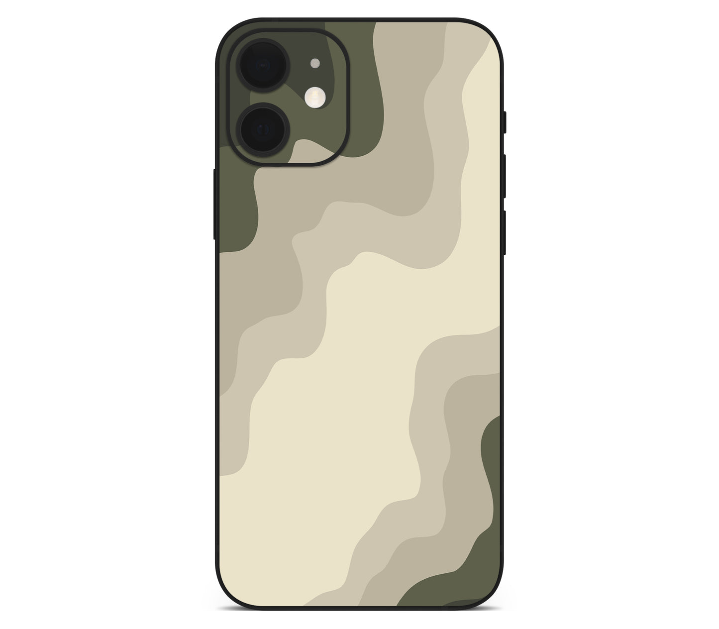 iPhone 12 Mini skin, Drift (Mirage), back skin without logo cutout