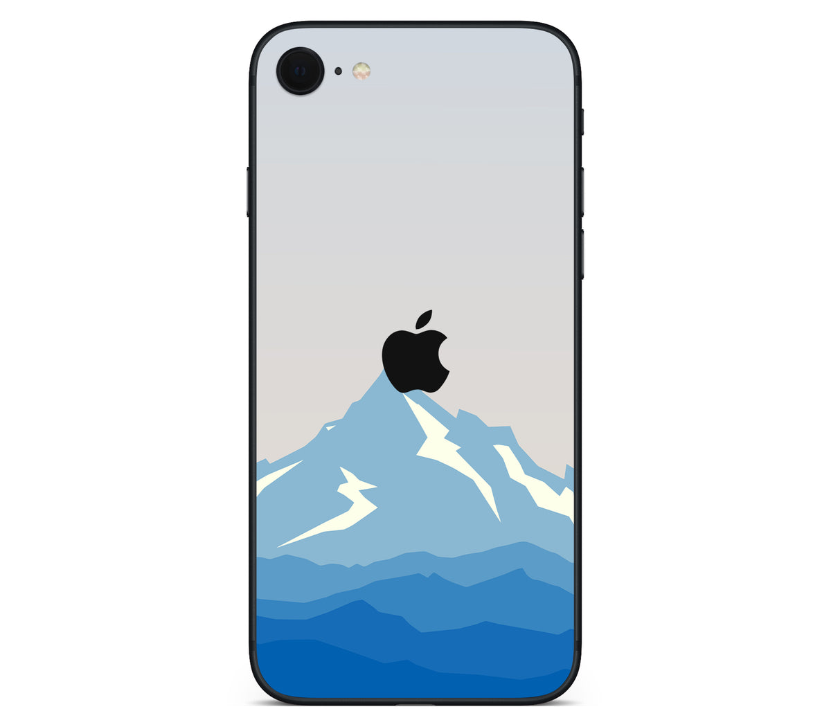 iPhone SE 2022 Gen3 skin, Everest, back skin with logo cutout