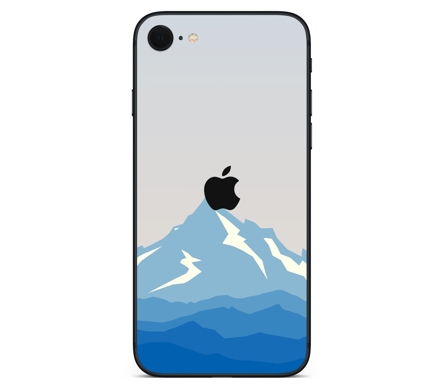 iPhone SE 2022 Gen3 skin, Everest, back skin with logo cutout