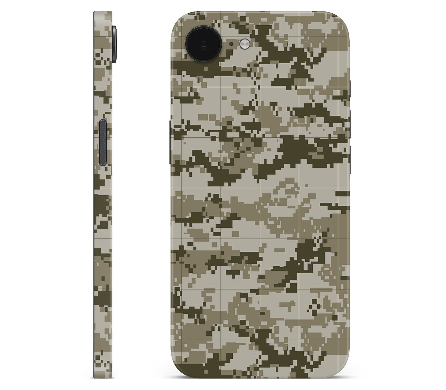iPhone 17e skin, Stealth Mode, full wrap without logo cutout