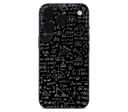 iPhone 18 Pro skin, Math Madness, back skin without logo cutout