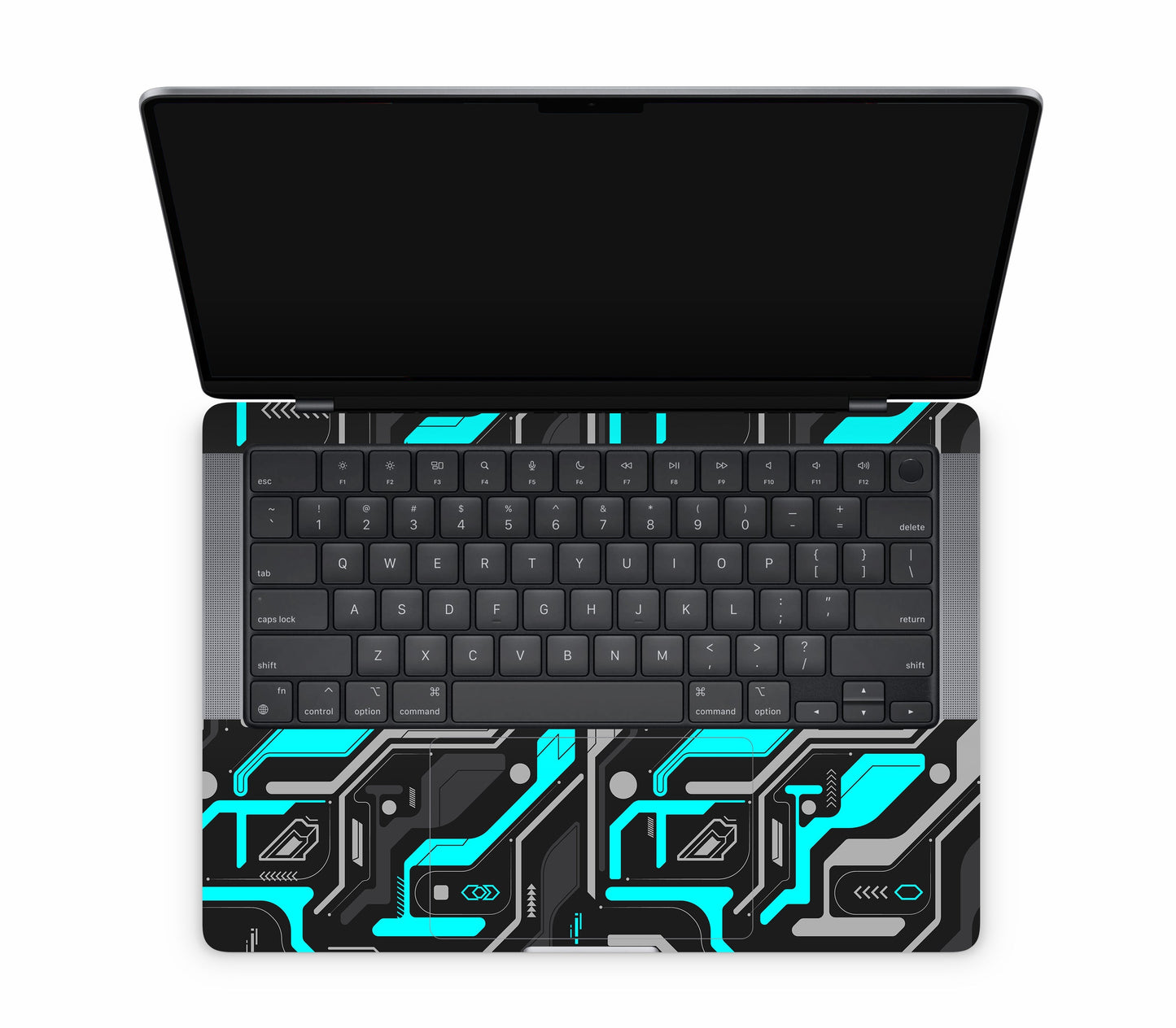 MacBook Pro 14" (2025, M5) skin, Code Rot (Glitch), inside skin