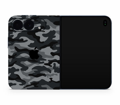 iPhone Duo skin, Urban Camo, full wrap with logo cutout