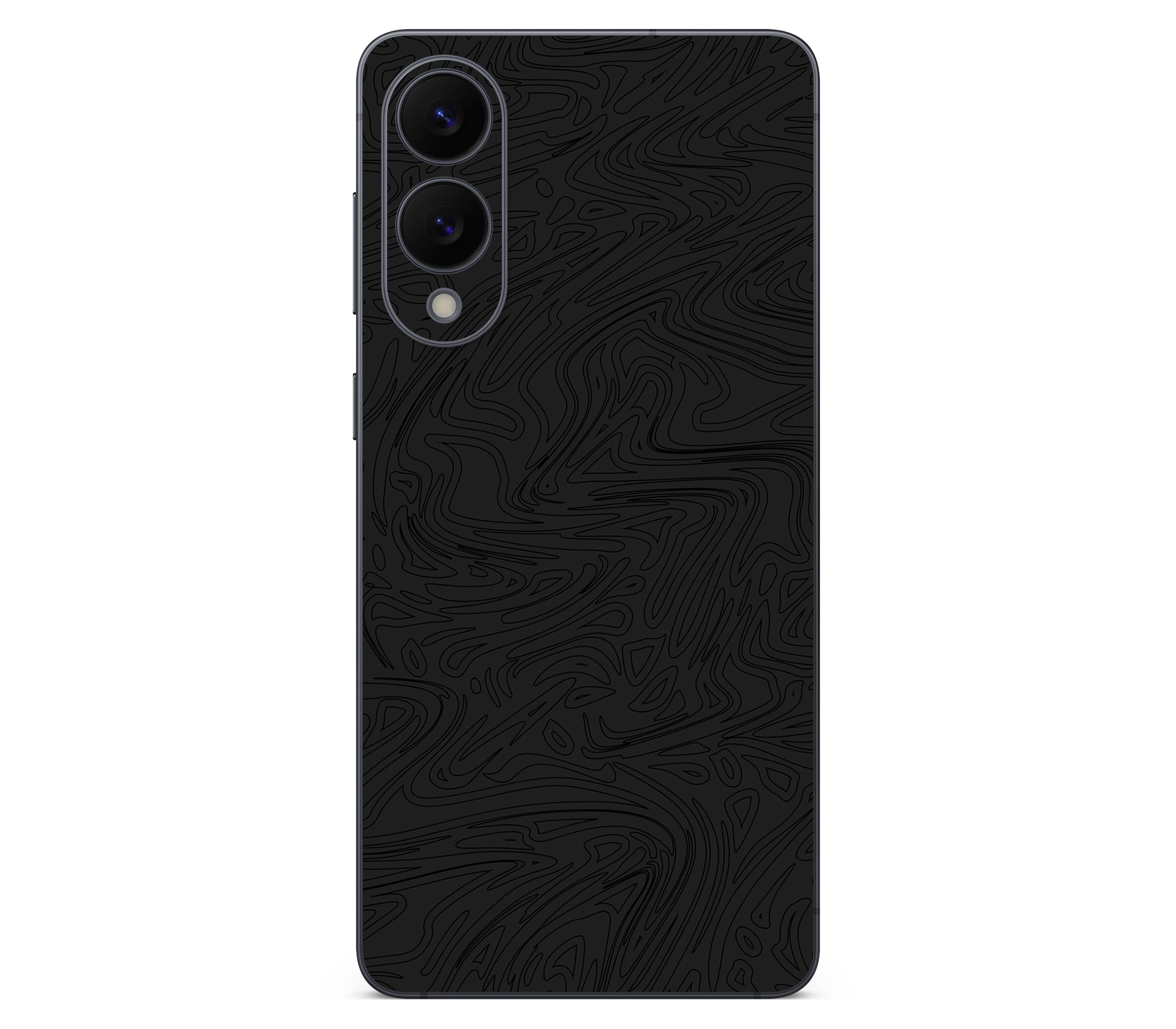 Galaxy S25 Edge skin, Black Ice, back skin
