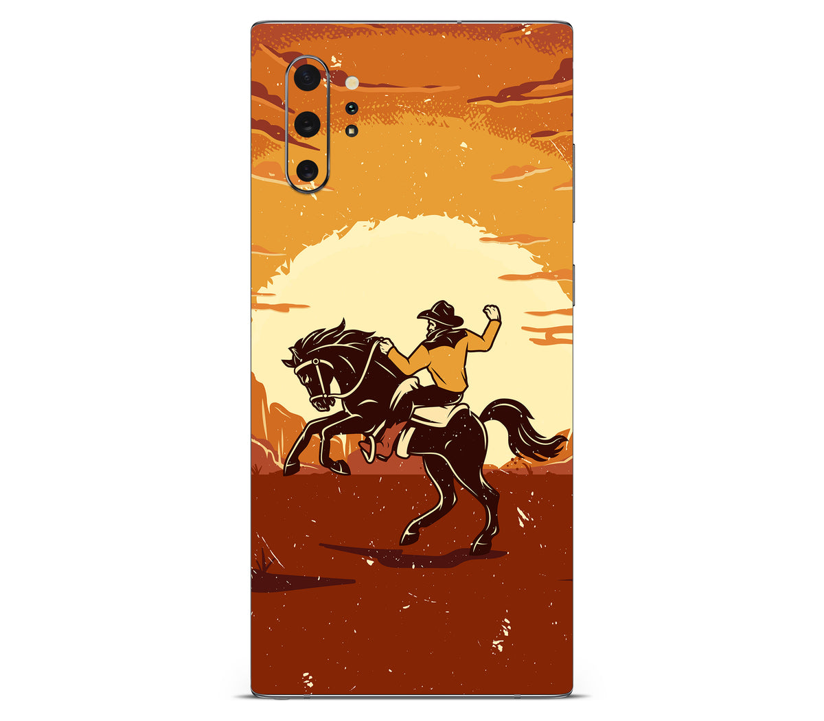 Galaxy Note 10 Plus skin, Cowboy, back skin
