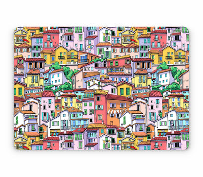 MacBook Pro 14" (2024, M4) skin, Menton Mosaic, top skin without logo cutout