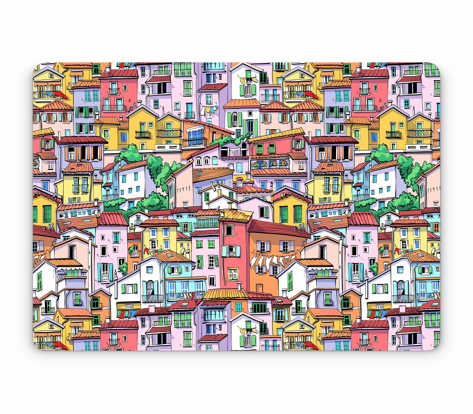 MacBook Pro 13" (2022, M2) skin, Menton Mosaic, top skin without logo cutout