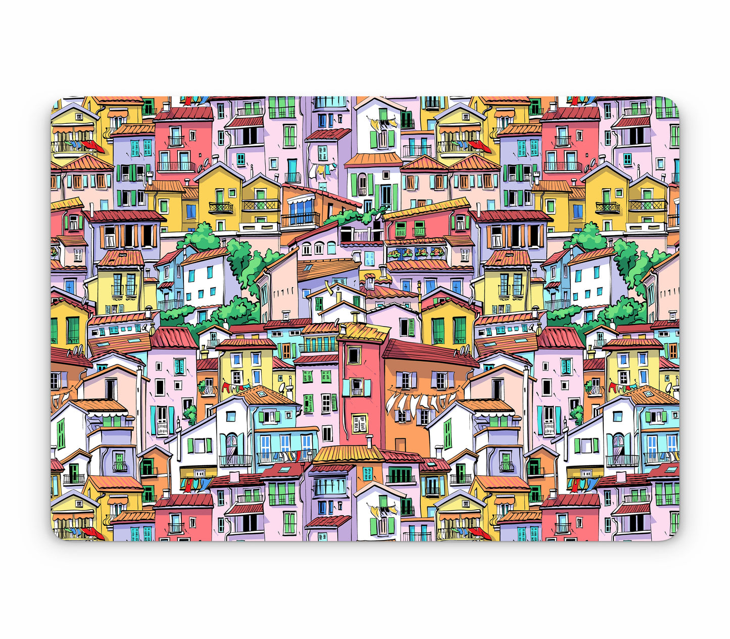 MacBook Air 13" (2022, M2) skin, Menton Mosaic, top skin without logo cutout