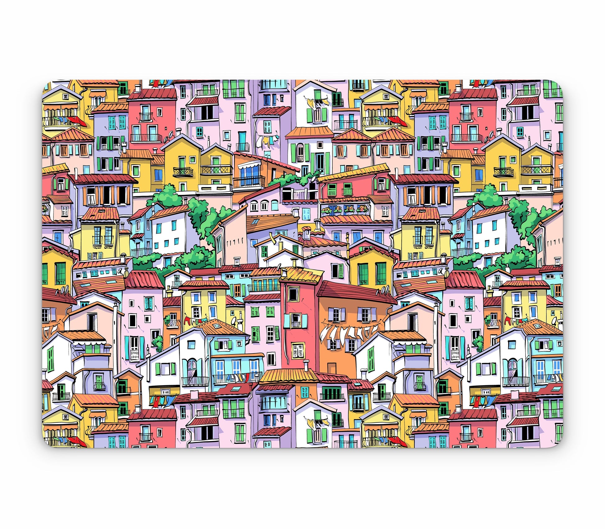 MacBook Pro 14" (2025, M5) skin, Menton Mosaic, top skin without logo cutout