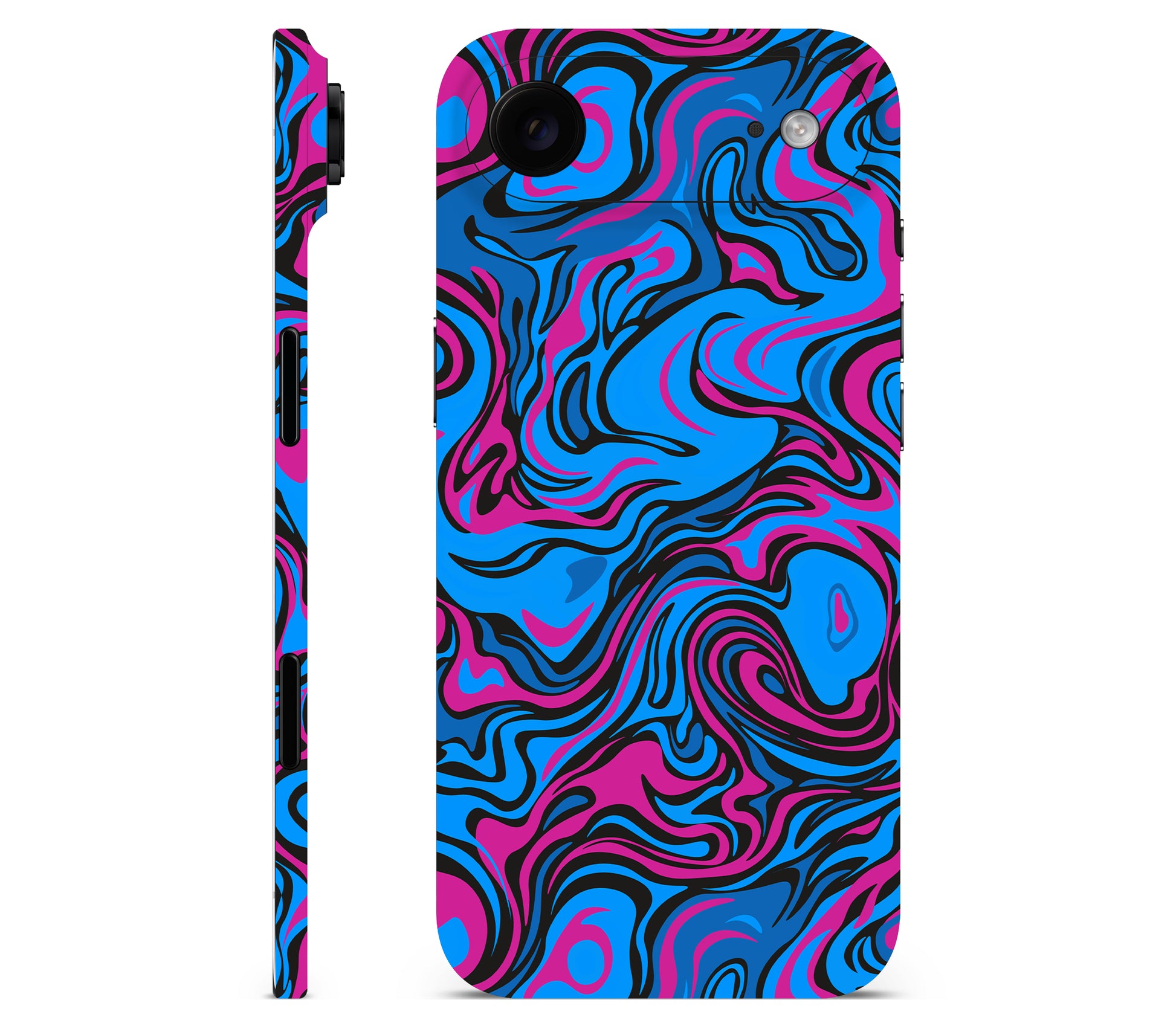 iPhone Air skin, Brain Drain, full wrap without logo cutout