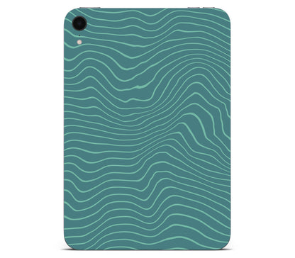 iPad Mini 6 skin, Tide, back skin without logo cutout