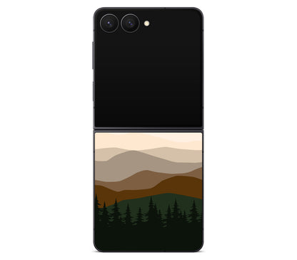 Galaxy Z Flip 7 skin, Sierra Dusk, full wrap skin