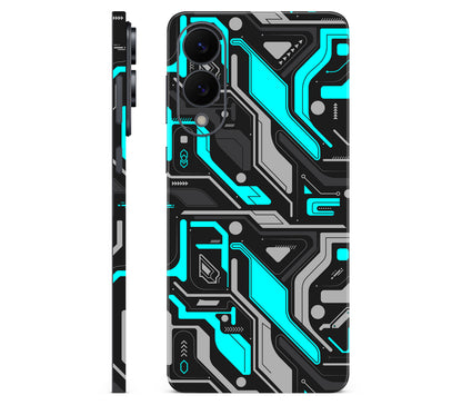 Galaxy S25 Edge skin, Code Rot (Glitch), full wrap skin