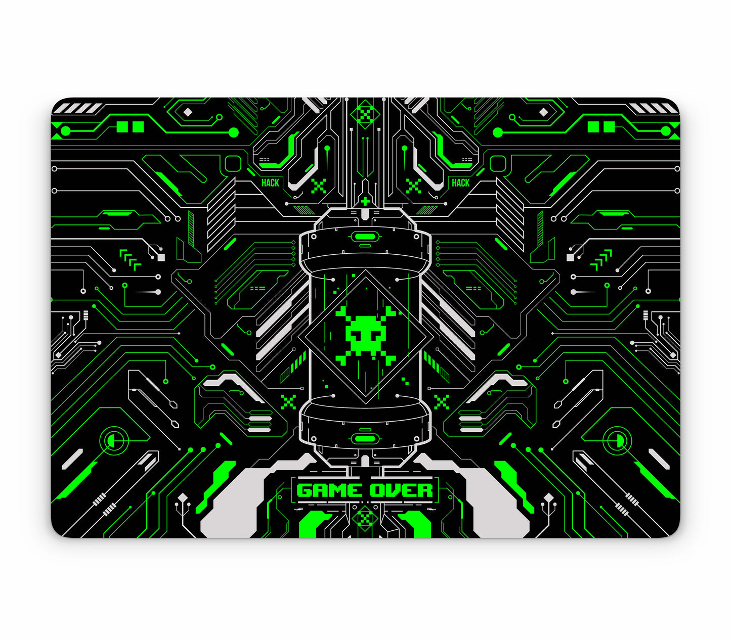 MacBook Pro 16" (2020, Touch Bar) skin, Fatal Error (Acid), top skin