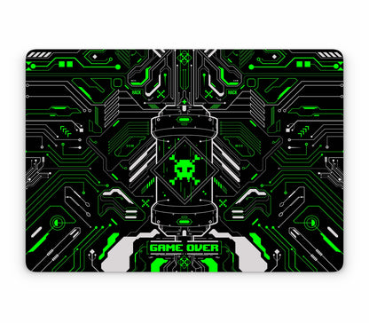 MacBook Air 15" (2025, M4) skin, Fatal Error (Acid), top skin
