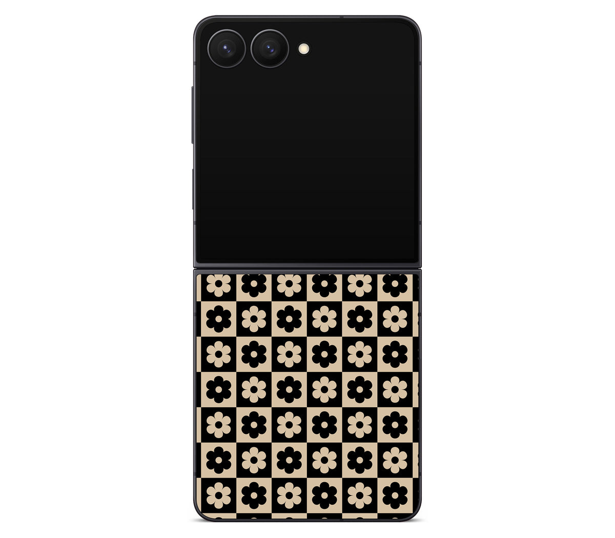Galaxy Z Flip 8 skin, Floral Grid, back skin