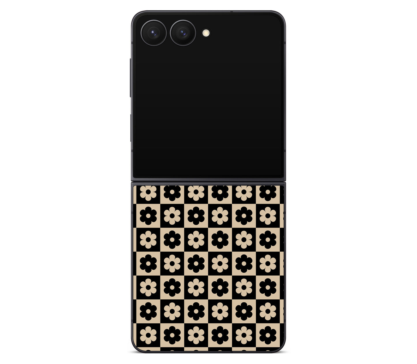 Galaxy Z Flip 8 skin, Floral Grid, back skin