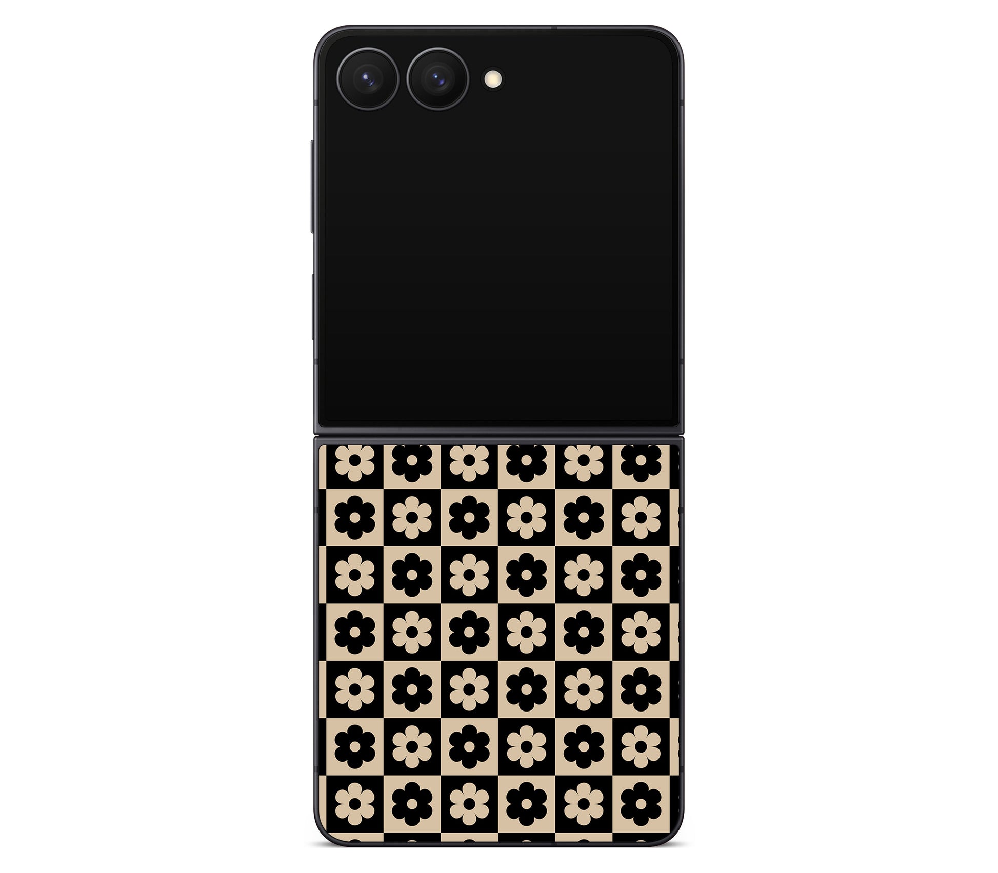Galaxy Z Flip 8 skin, Floral Grid, back skin