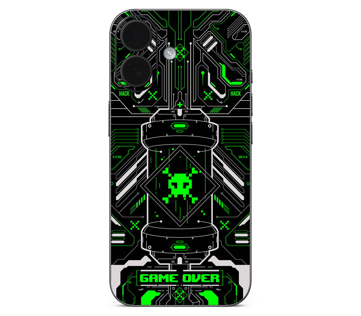 iPhone 17 skin, Fatal Error (Acid), back skin