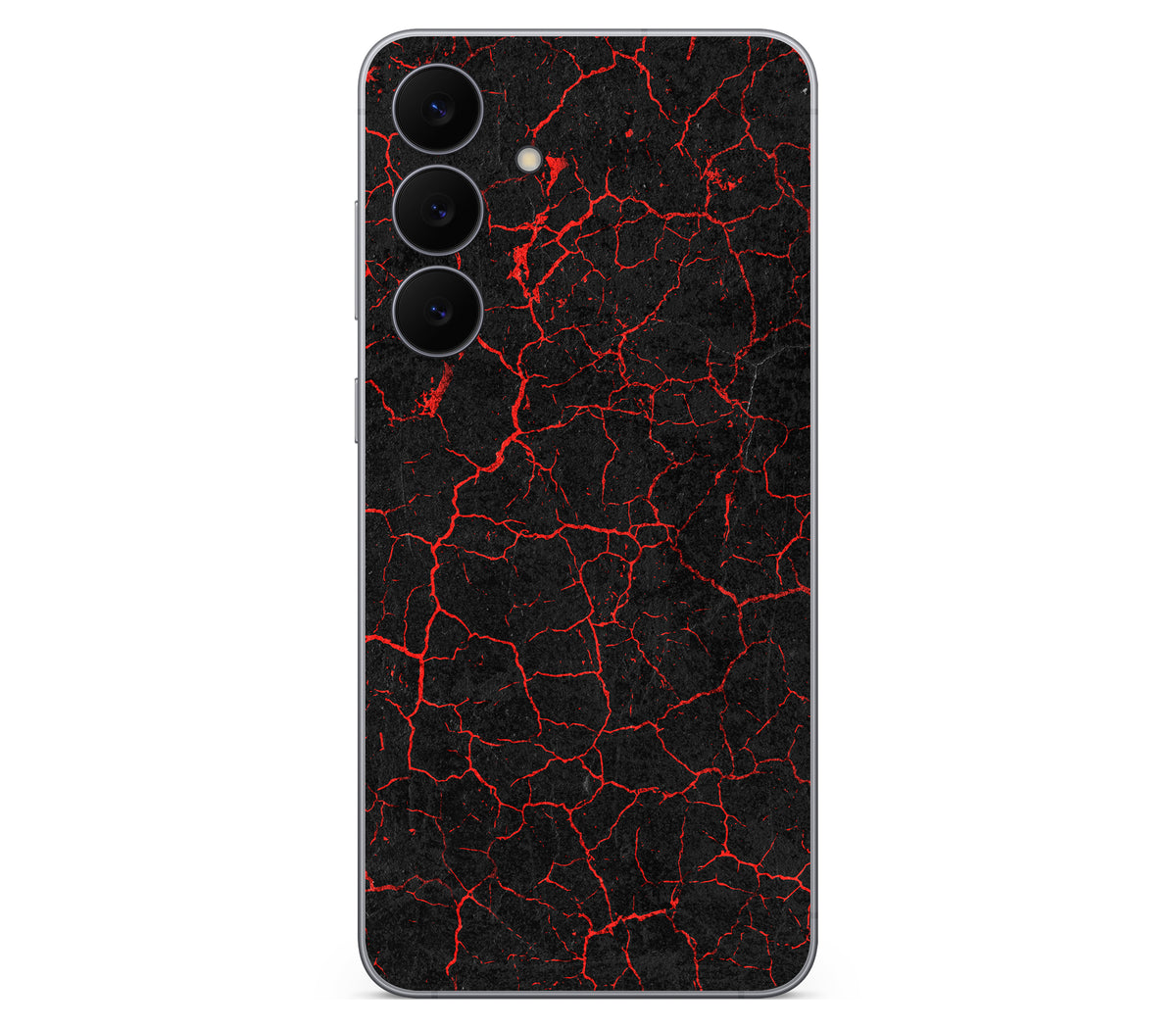 Galaxy S25 FE skin, Hellcrack, back skin