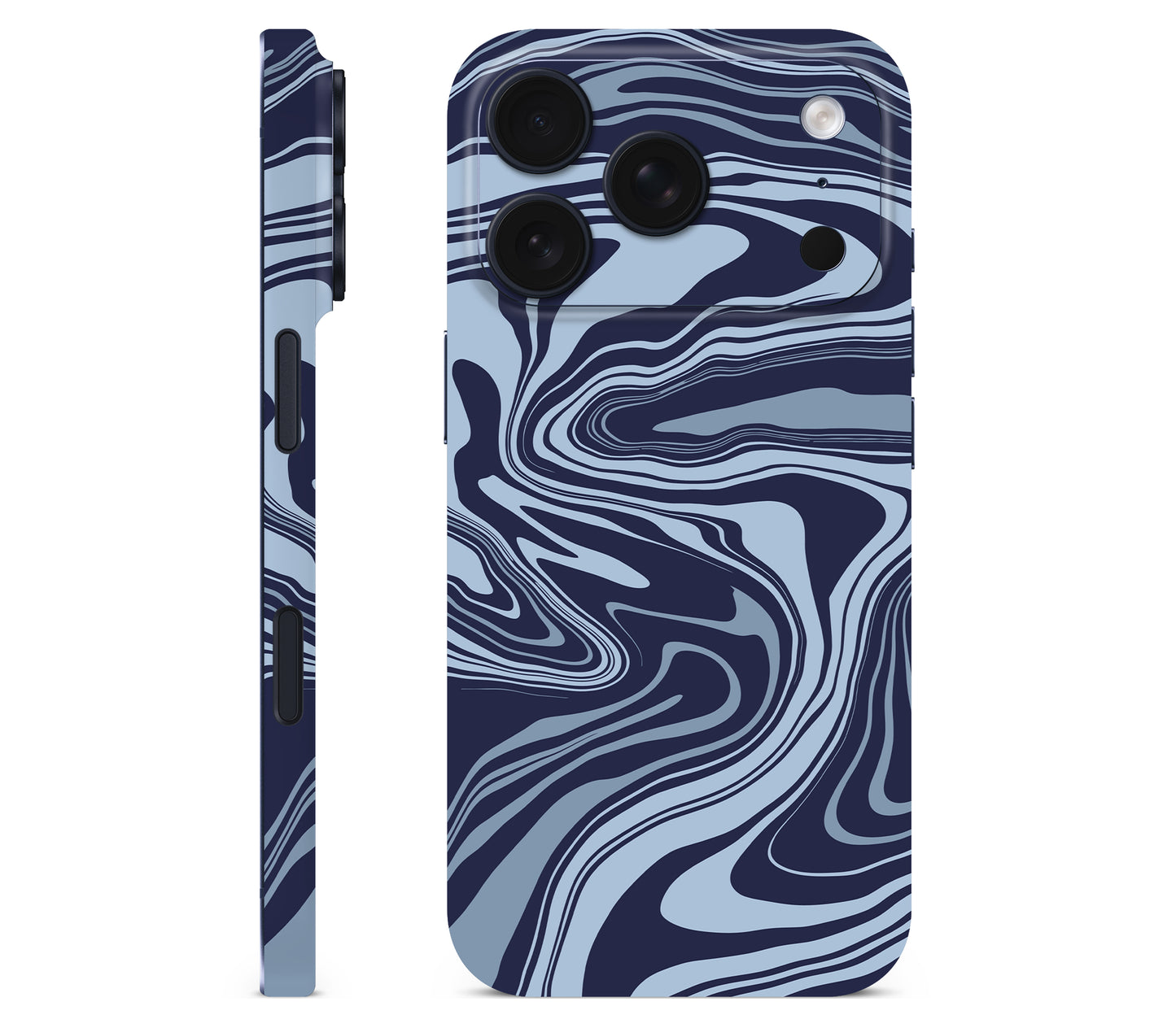 iPhone 17 Pro skin, Vertigo (Blur), full wrap without logo cutout