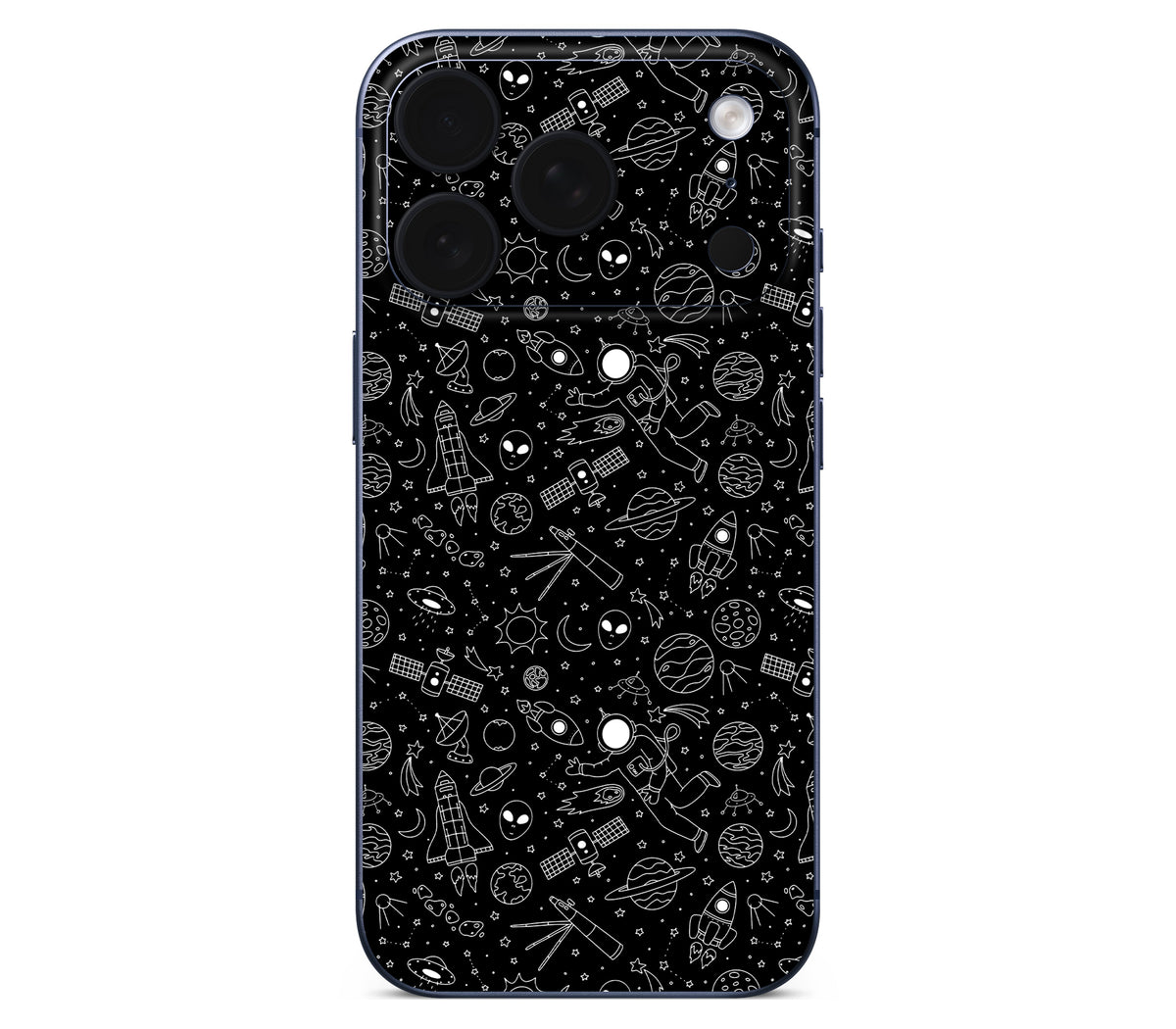 iPhone 18 Pro skin, Cygnus, back skin without logo cutout