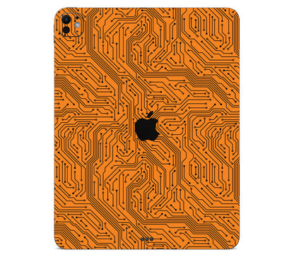 iPad Pro 13" (M5) skin, Pulse Grid, back skin with logo cutout