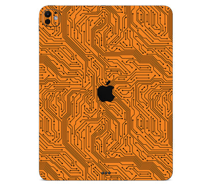 iPad Pro 11" (M4) skin, Pulse Grid, back skin with logo cutout