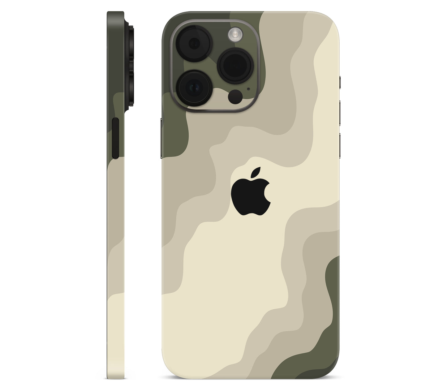 iPhone 14 Pro skin, Drift (Mirage), full wrap with logo cutout