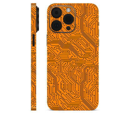 iPhone 14 Pro Max skin, Pulse Grid, full wrap without logo cutout