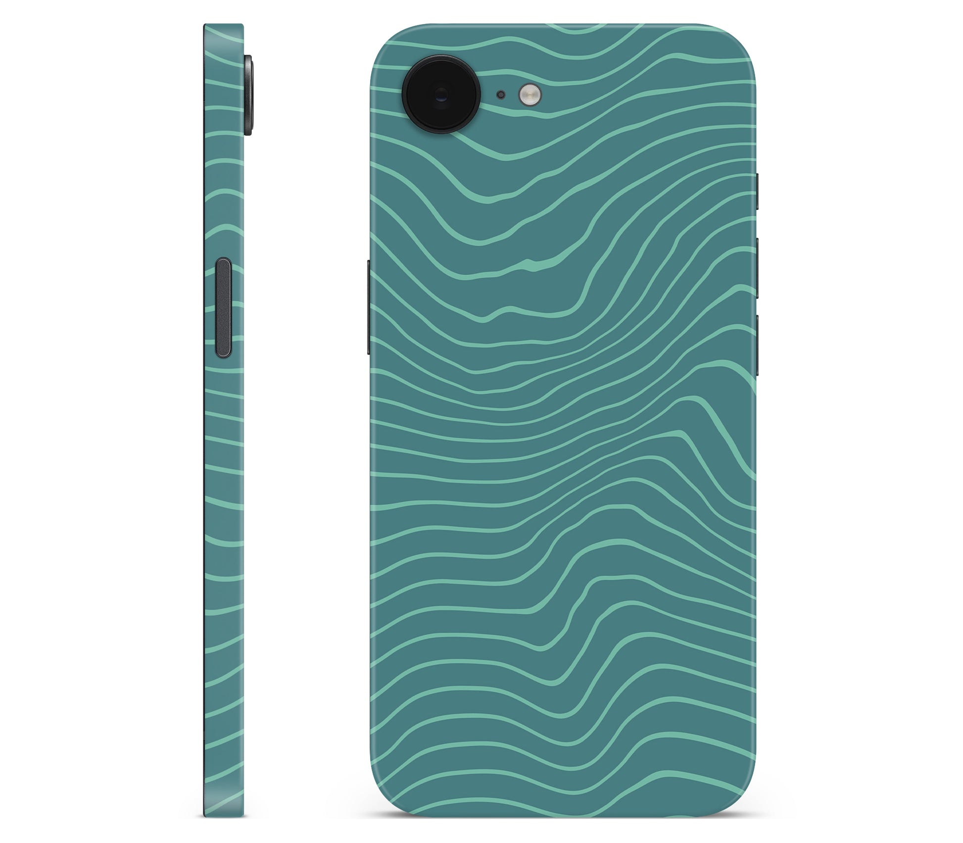 iPhone 17e skin, Tide, full wrap without logo cutout