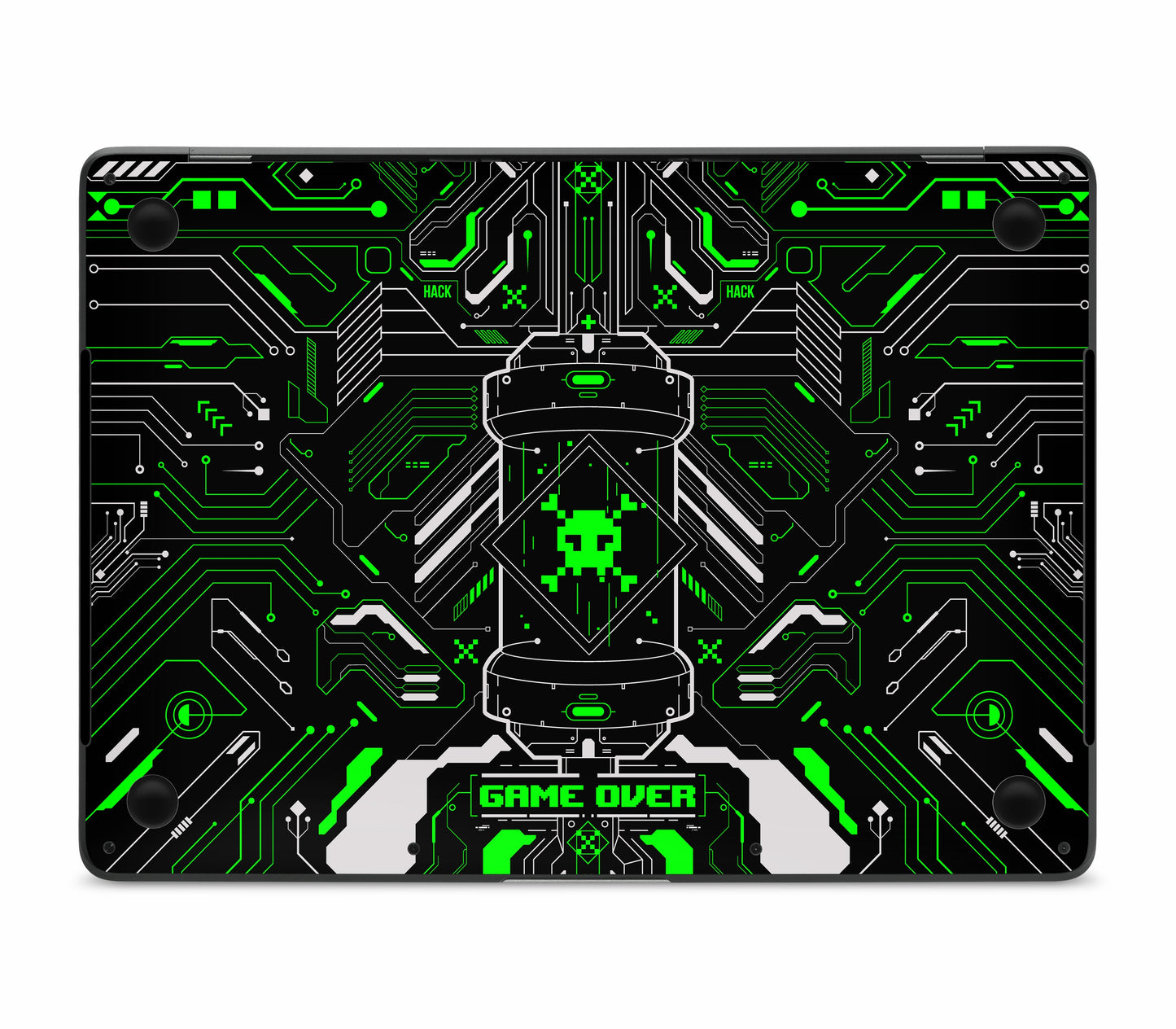 MacBook Pro 13" (2016-2019) Touch Bar skin, Fatal Error (Acid), bottom skin