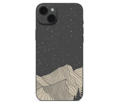 iPhone 15 Plus skin, Nightline, back skin without logo cutout
