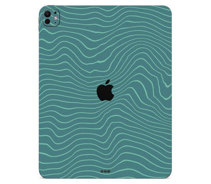 iPad Pro 13" (M5) skin, Tide, back skin with logo cutout